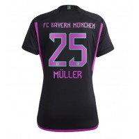 Echipament fotbal Bayern Munich Thomas Muller #25 Tricou Deplasare 2023-24 pentru femei maneca scurta